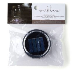3 Mason Jar With Solar Lid by Park Lane