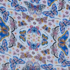 Spring Butterfly Sew Lush Fleece Fabric