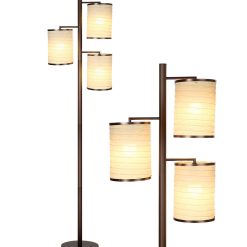 Brightech Liam LED Floor Lamp   Bronze