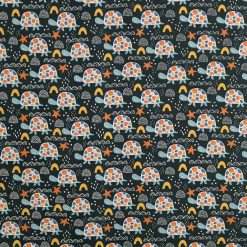 Bright Turtles Super Snuggle Flannel Fabric