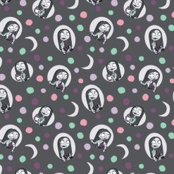 Sally Badges   Dots Nightmare Before Christmas Baby Cotton Fabric