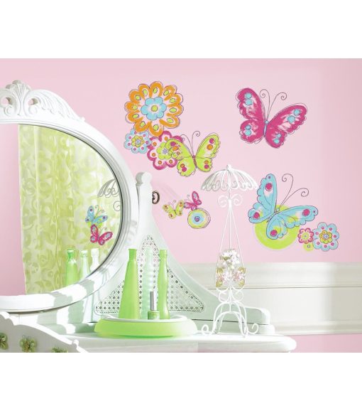 RoomMates Wall Decals Brushwork Butterfly - Image 4