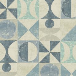 Surface Style 20.5  x 18  Chambray Take Form Peel   Stick Wallpaper