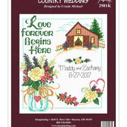 Imaginating 10.5 x 11.5 Country Wedding Counted Cross Stitch Kit