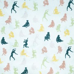 Bodies On Neutral Novelty Cotton Fabric