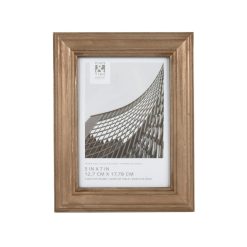 5 x 7 Copper Wood Tabletop Picture Frame by Place   Time