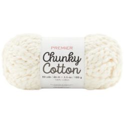 Premier Yarns Cotton Chunky 50yds Super Bulky Cotton Yarn