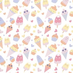 Ice Cream Social Super Snuggle Flannel Fabric