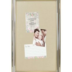 Mirror Border Decorative Linen Memo Board 18 x29