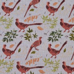 Pheasant in the Field Harvest Cotton Fabric