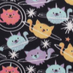 Space Cats Blizzard Fleece Fabric
