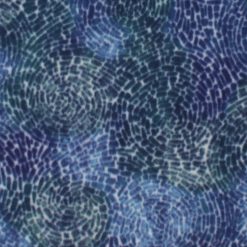 Blue Abstract Swirl Anti Pill Plush Fleece Fabric