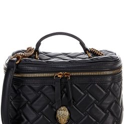 Kensington Quilted Leather Vanity Case