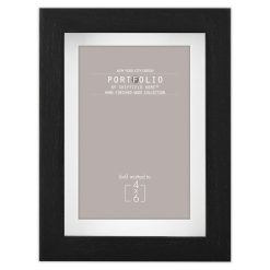 Sheffield Home 6 x 8 Matted to 4 x 6 Black Rustic Tabletop Frame