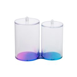 Simplify 6 Ombre 2 Compartment Q Tip   Cotton Holder