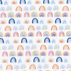 Hi Fashion Summer Lovin Rainbows Premium Cotton Fabric