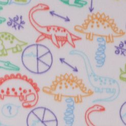 Science Dinos Blizzard Fleece Fabric