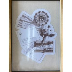 16 x 24 Rounded Elle Gold Champagne Shadowbox by Place   Time