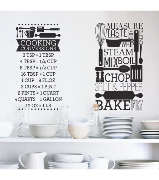 RoomMates Wall Decals Cooking Conversions - Image 2
