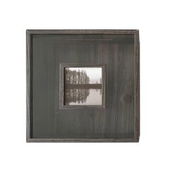 13 x 13 Dark Gray 5 x 5 Wood Card Box by Place   Time