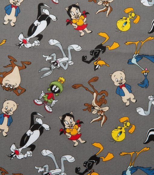 Looney Tunes Cotton Fabric Tossed Characters - Image 3