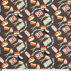This Is How We Roll Super Snuggle Flannel Fabric