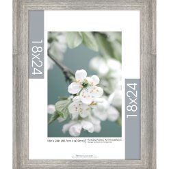 MCS 18 24 Gray Rustic Poster Frame Rustic