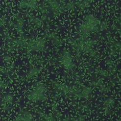 Hunter Green Leaves Quilt Cotton Fabric by Keepsake Calico
