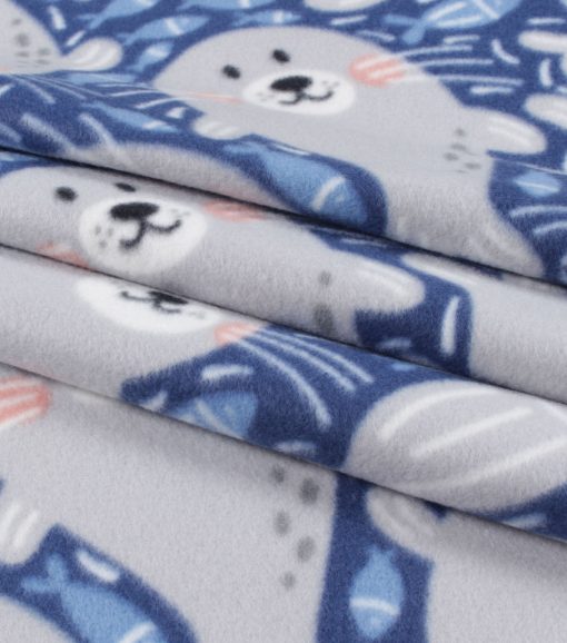 Seals Blizzard Fleece Fabric - Image 2