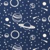 Planets Navy Super Snuggle Flannel Fabric