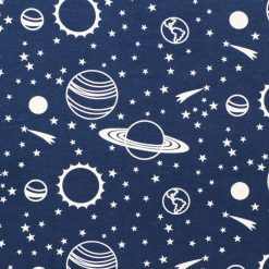 Planets Navy Super Snuggle Flannel Fabric
