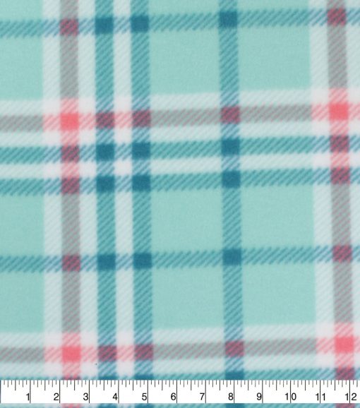 Traditional Plaid Blizzard Fleece Fabric - Image 2
