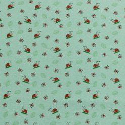 Blue Little Ladybugs Super Snuggle Flannel Fabric