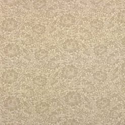 108 White Floral Print Wide Flannel Fabric