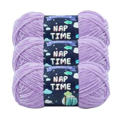 Lion Brand Nap Time 306yds Worsted Polyester Yarn 3 Bundle