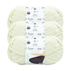 Lion Brand Two of Wands Hue + Me 137yds Bulky Acrylic Yarn 3 Bundle