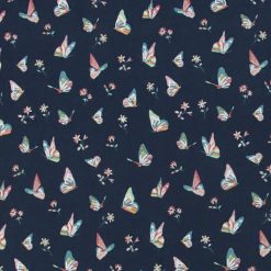Butterflies   Flowers Super Snuggle Flannel Fabric