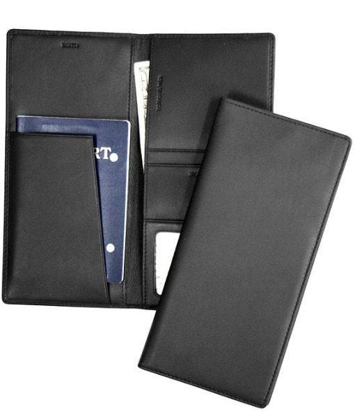 Leather RFID Blocking Passport Ticket Holder - Image 2