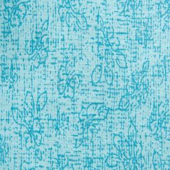 Teal Floral   Crosshatch Blender Quilt Cotton Fabric by Keepsake Calico