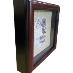 11 x 14 Rounded Cherry Shadowbox by Place   Time