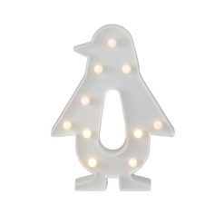Northlight 10.25 White Penguin LED Marquee LED Sign