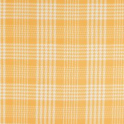 Mustard Plaid Blizzard Fleece Fabric