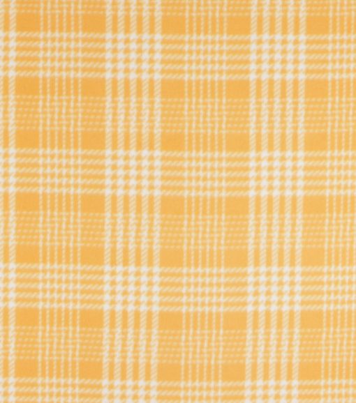 Mustard Plaid Blizzard Fleece Fabric