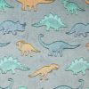 Sew Lush Dino Embossed Fleece Fabric