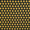 Sunflower Black Super Snuggle Flannel Fabric