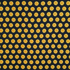 Sunflower Black Super Snuggle Flannel Fabric