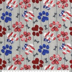 USA Dog Paws Super Snuggle Flannel Fabric