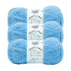 Lion Brand Feels Like Bliss 108yds Bulky Nylon Yarn 3 Bundle