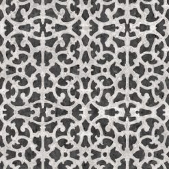 RoomMates Wallpaper Black   White Scroll Gate