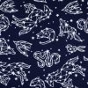 Super Snuggle Flannel Fabric Constellations